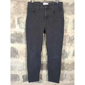 Everlane Jeans Woman's 29 The Hi‎ Rise Washed Black Ankle Basic Casual Stretch